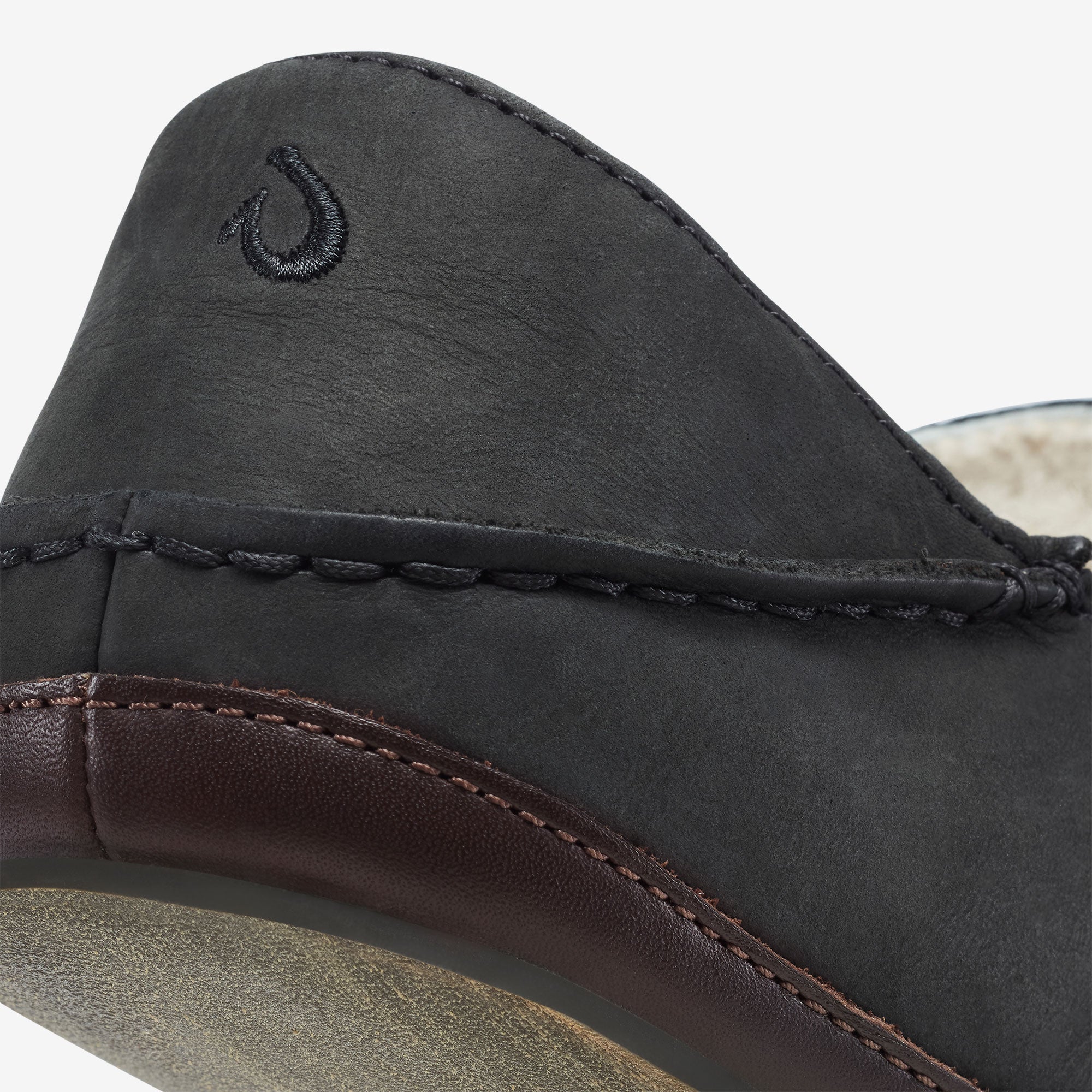 Moloā Slipper - Black / Dk Java - Image 7
