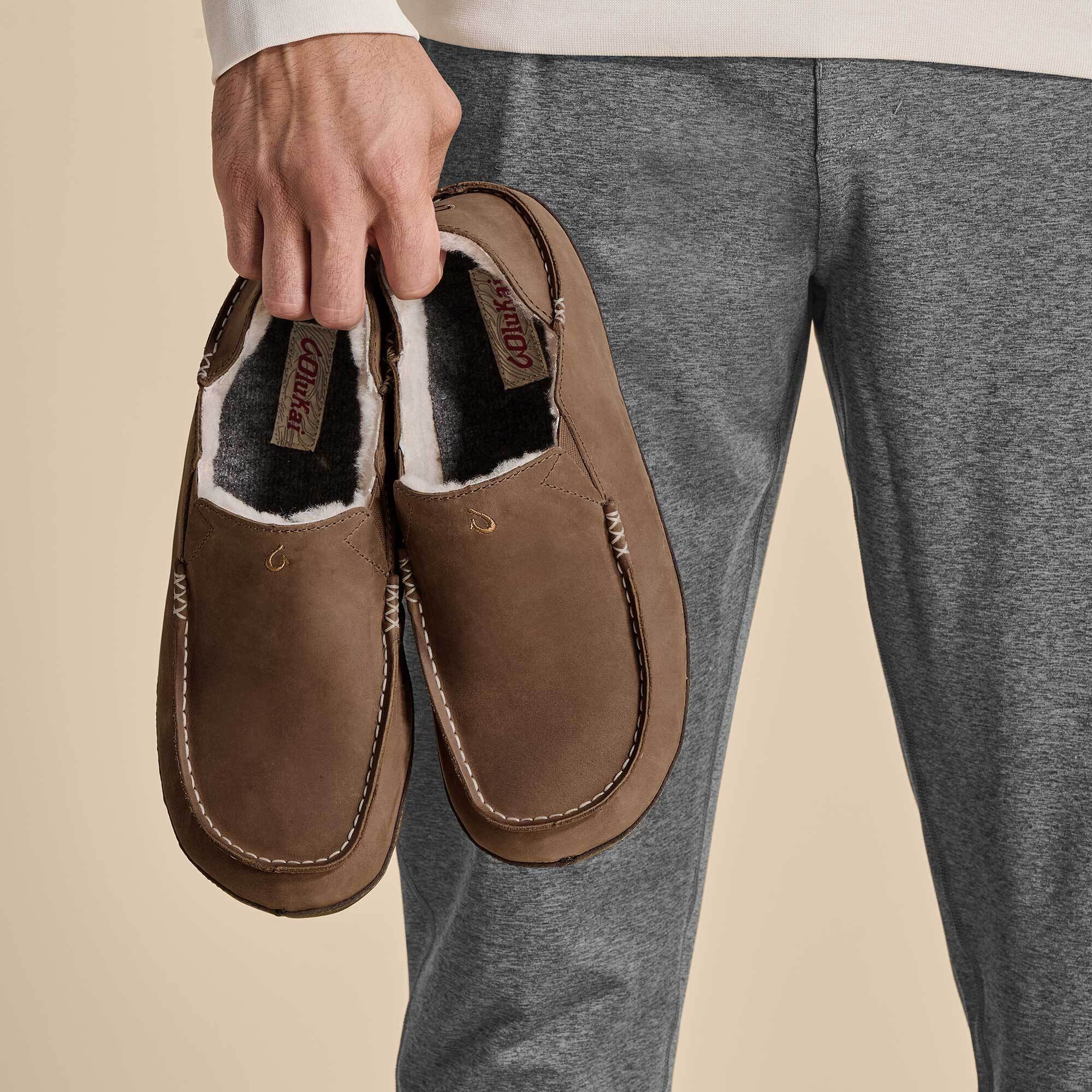 Moloā Slipper - Toffee / Dark Wood - Image 8